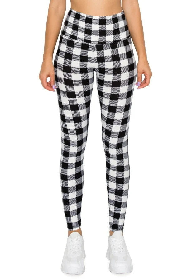 Tie Dye Printed Knit Legging With High Waist