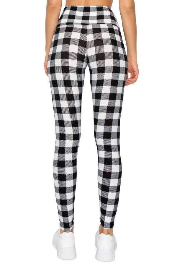 Tie Dye Printed Knit Legging With High Waist