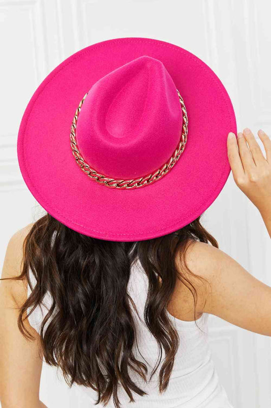 Fedora Hat in Pink