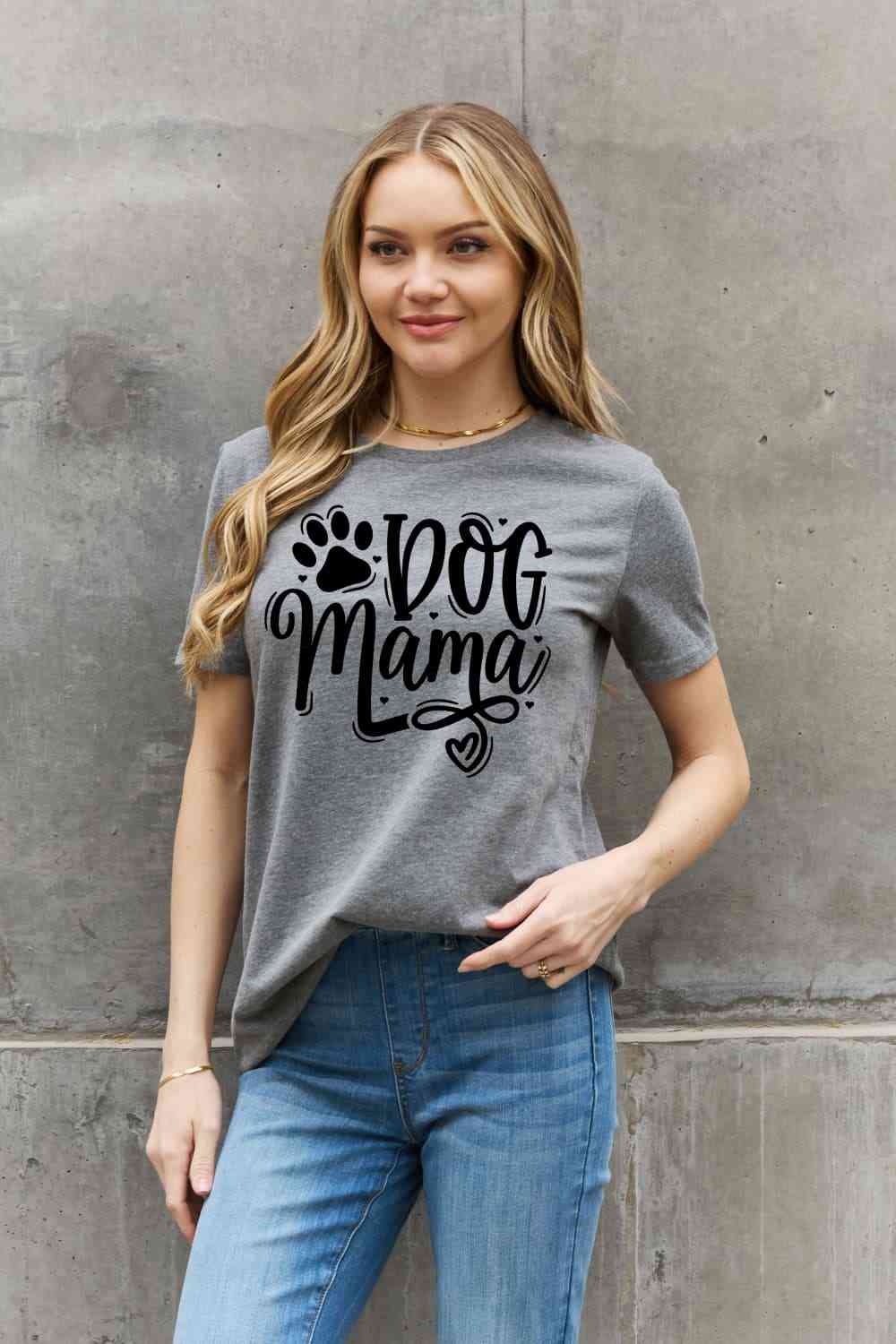 Simply Love Simply Love Full Size DOG MAMA Graphic Cotton T-Shirt