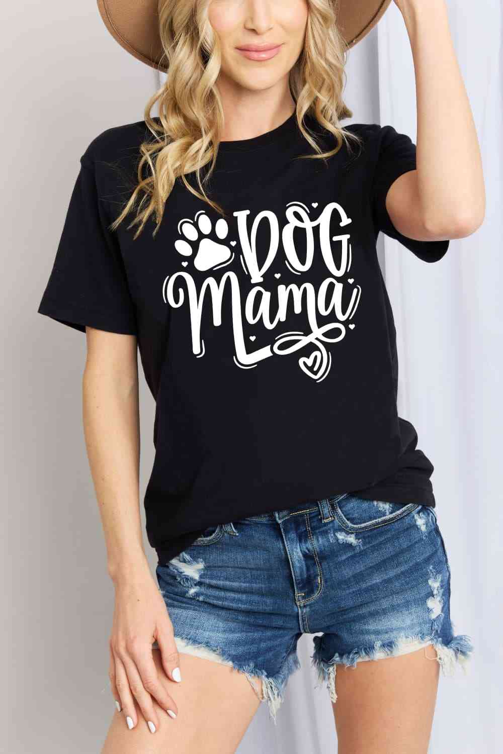 Simply Love Simply Love Full Size DOG MAMA Graphic Cotton T-Shirt