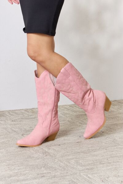 Lindsy Knee High Cowboy Boots