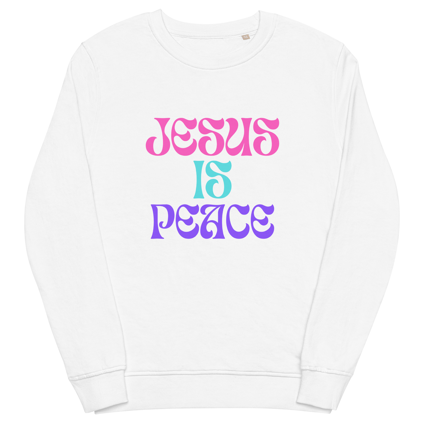 Jesus is Peace-UNISEX Sweatshirt-White