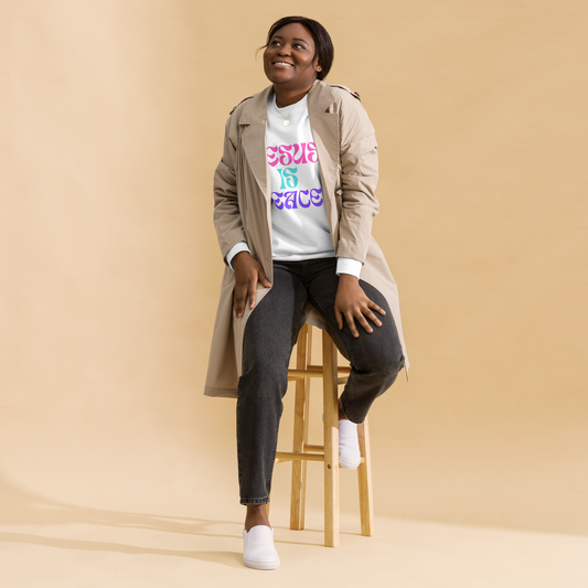 Jesus is Peace-UNISEX Sweatshirt-White
