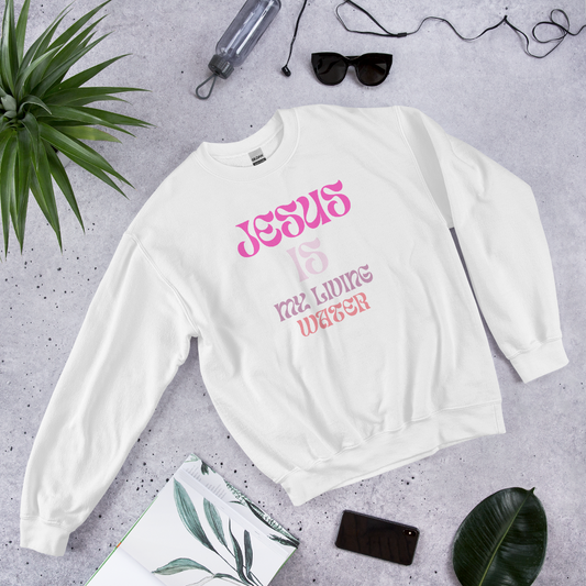 Jesus is my Living Water-Sweatshirt